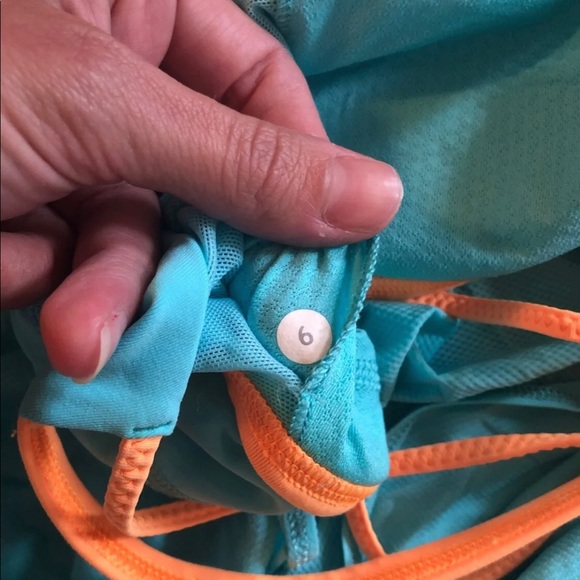 Lululemon Flow & Go Tank Blue & Orange 6 - Picture 2 of 5